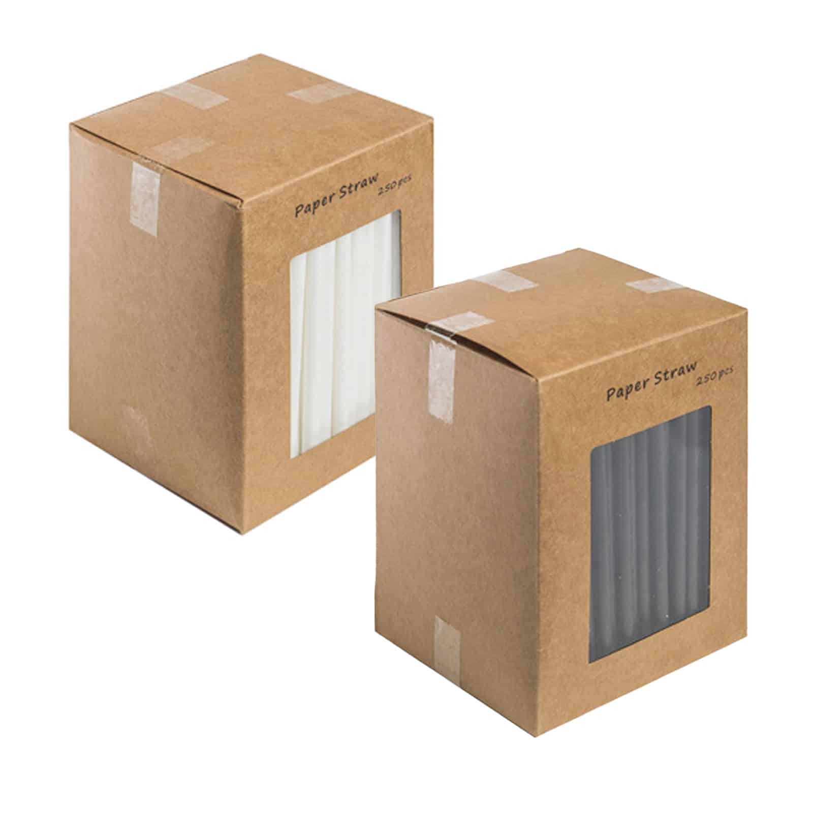 Biodegradable 5.5" (140mm) Paper Straws for Cocktails, Tumblers - Birthday Party