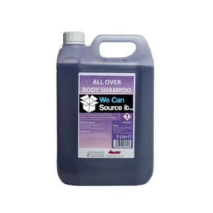 Luxury Lavender Body Wash Shampoo and Conditioner 3 in 1 - Purple Shower Gel - 5 Litres