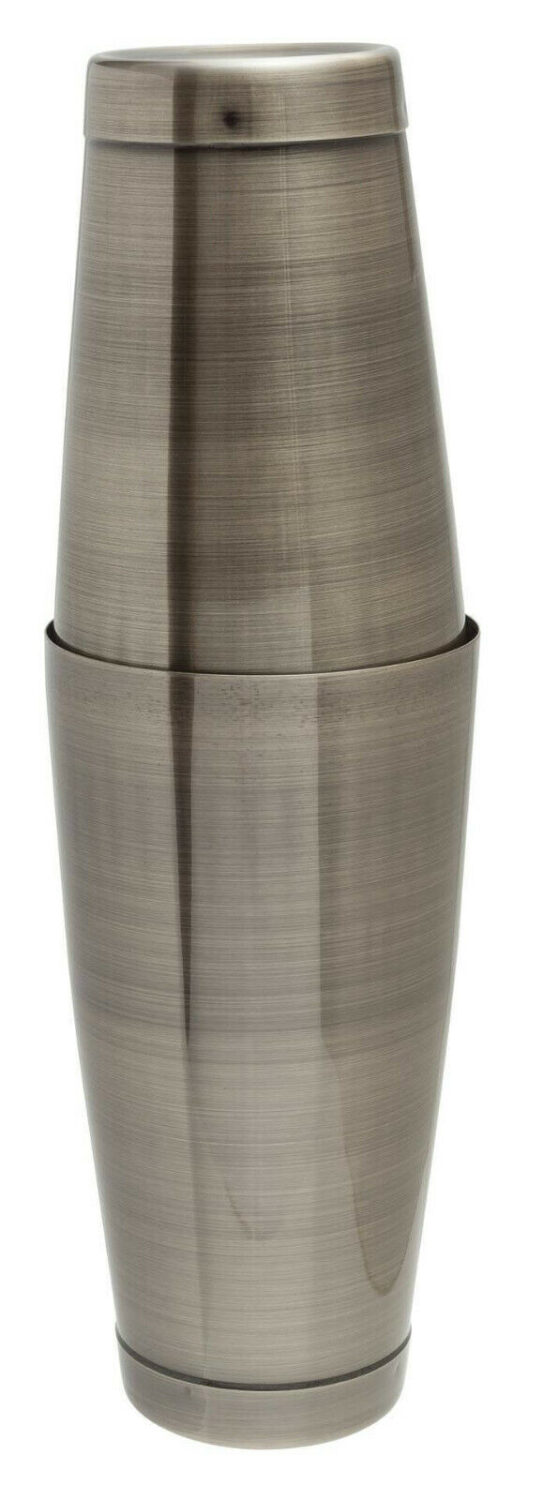 Antique Brass Boston Cocktail Shaker