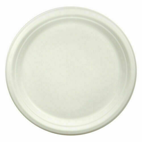 10'' Round Bagasse Plates
