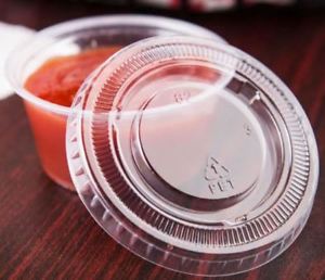 1 fl.oz Sauce Deli Pot & Separate Lid
