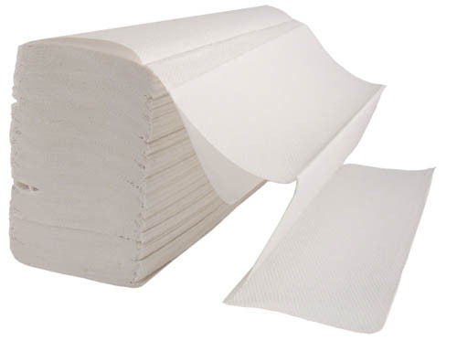 White Z Fold Paper Hand Towels - 2 Ply