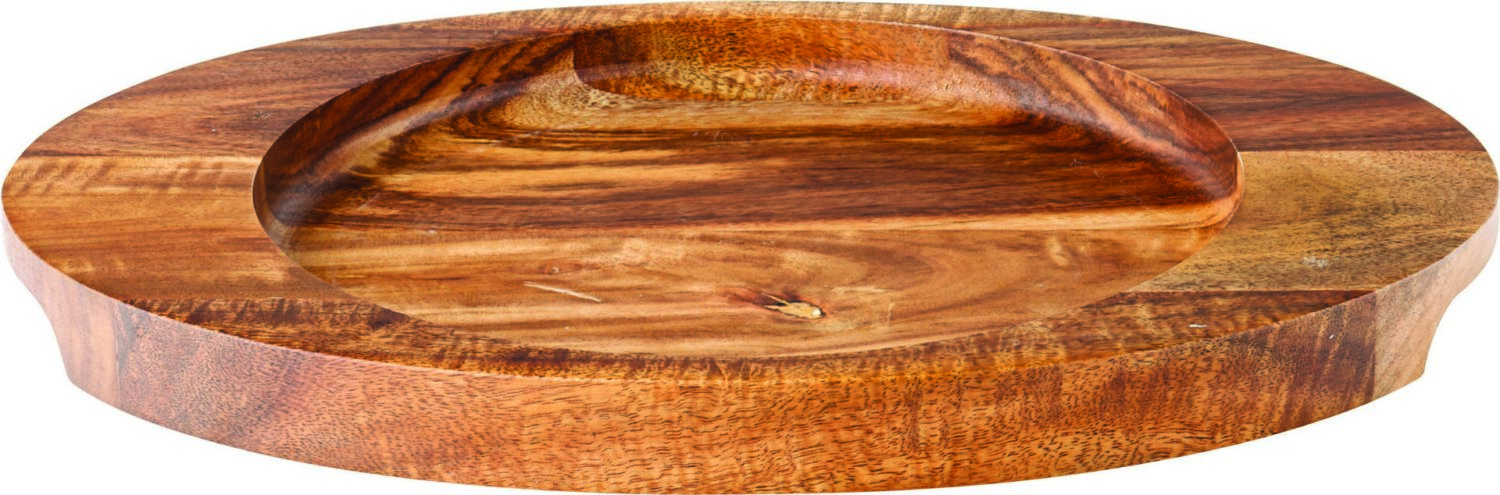 Oval Wood Board 10 x 7.25" (25 x 18.5cm) - Pack of 6