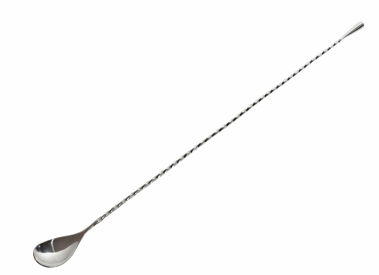 Mezclar Collinson Twisted Cocktail Bar Spoon With Rounded End