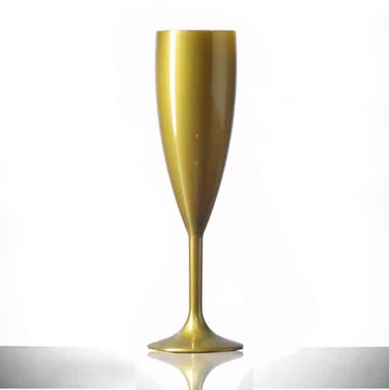 Elite Premium 6.6oz Flute Gold - Case of 12