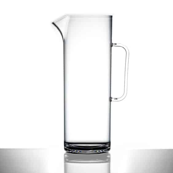 Elite 1.7 Litre Tall Jug Clear NS No Lid - Case of 4