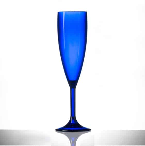Elite Premium 6.6oz Flute Royal Blue - Case of 12