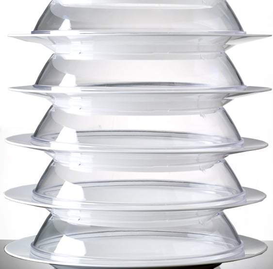 PC Plate Stacking Ring 220/40 - Case of 12