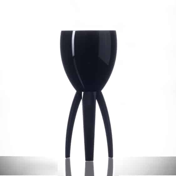 Elite Premium 11oz Tristem Wine Black - Case of 12