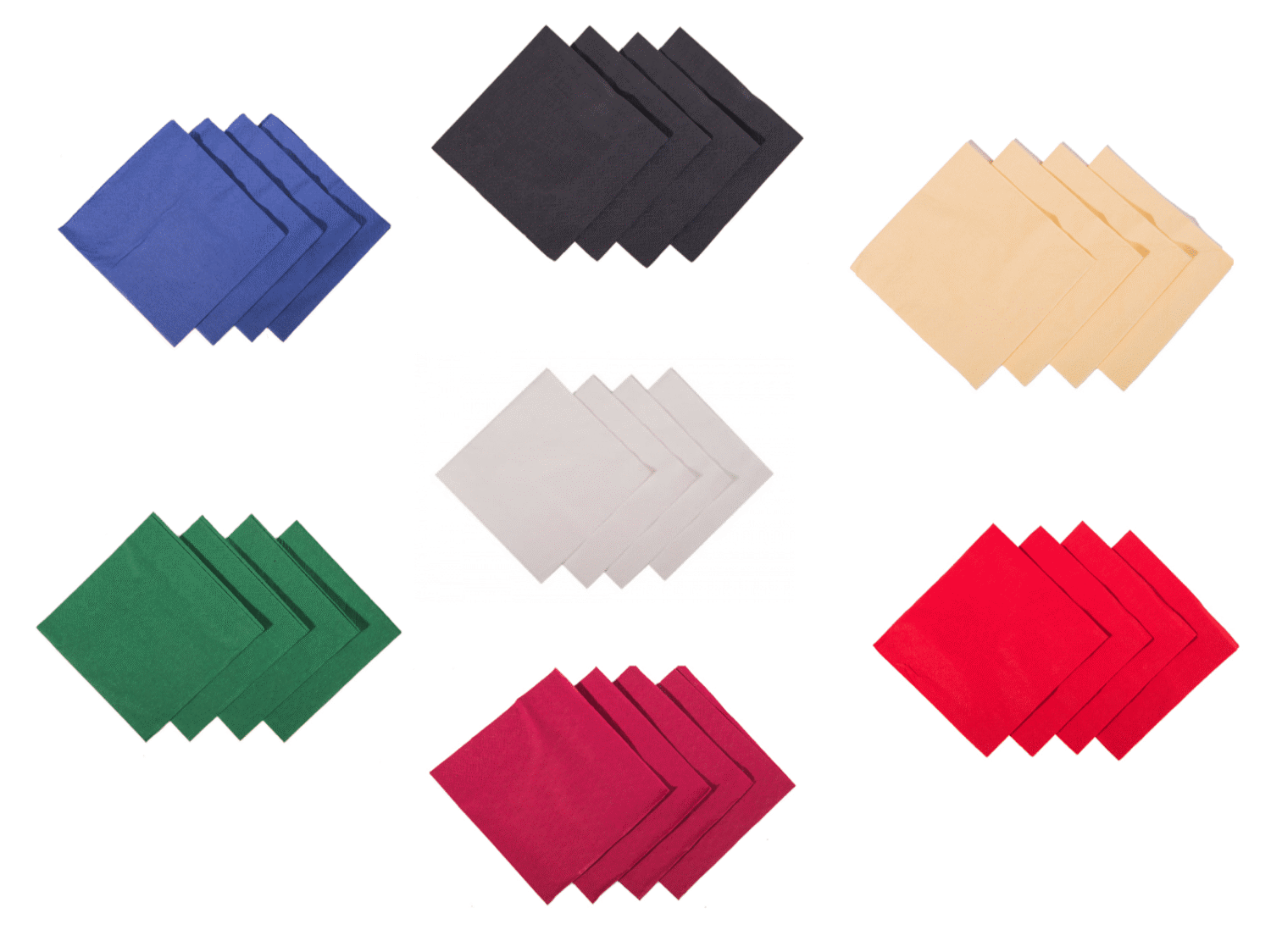 Paper Cocktail Napkins / Bar Napkins  - 24cm  2 Ply