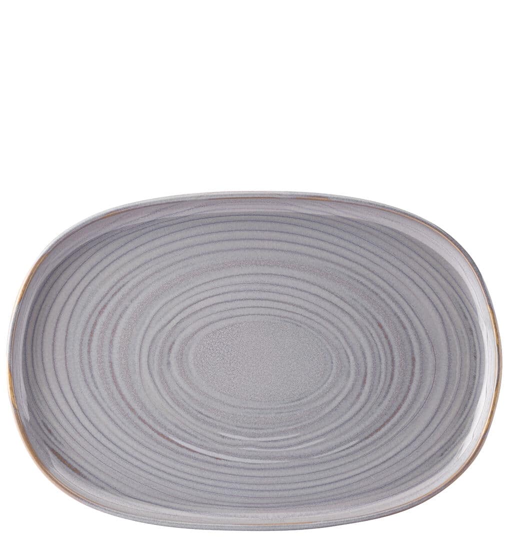 Santo Dark Grey Platter 13" (33cm) - Box of 4
