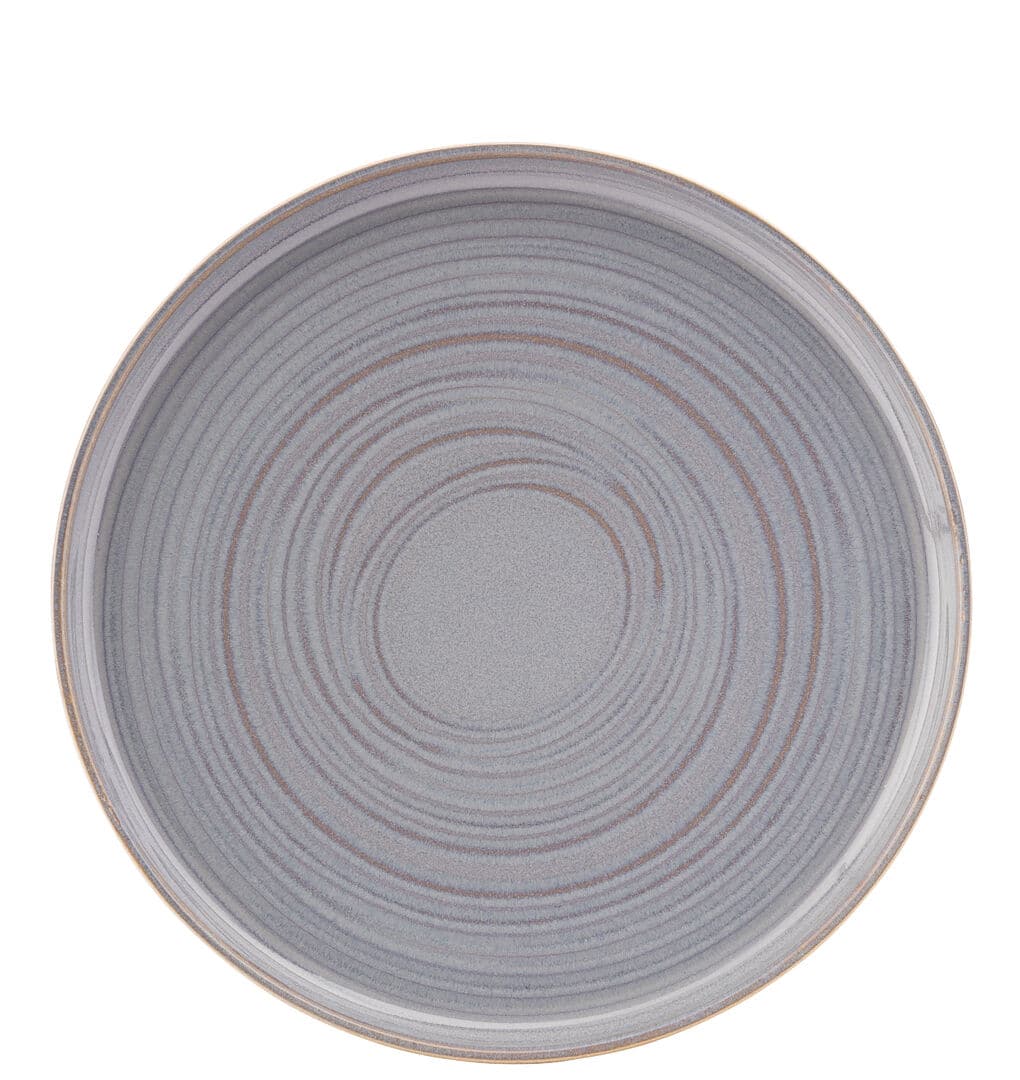 Santo Dark Grey Coupe Plate 11" (28cm) - Box of 6