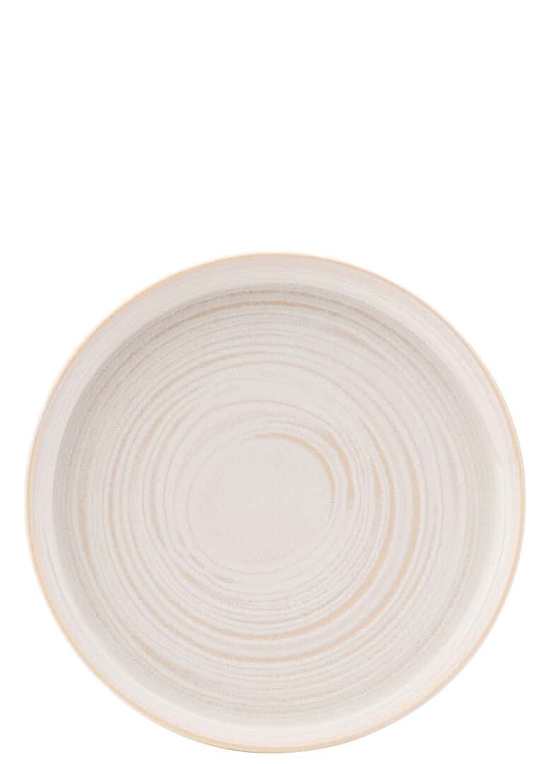 Santo Light Grey Coupe Plate 7" (17.5cm) - Box of 6