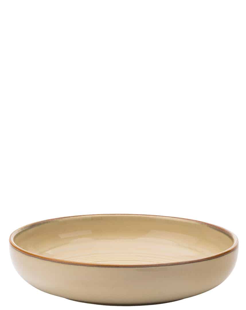 Santo Taupe Bowl 8.5" (22cm) - Box of 6