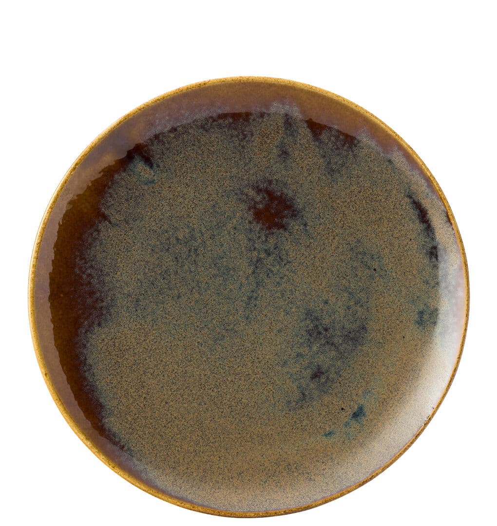 Murra Toffee Coupe Plate 10.5" (27cm) - Box of 6