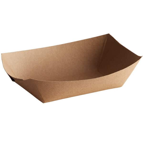 Medium Compostable Kraft Card Food Tray