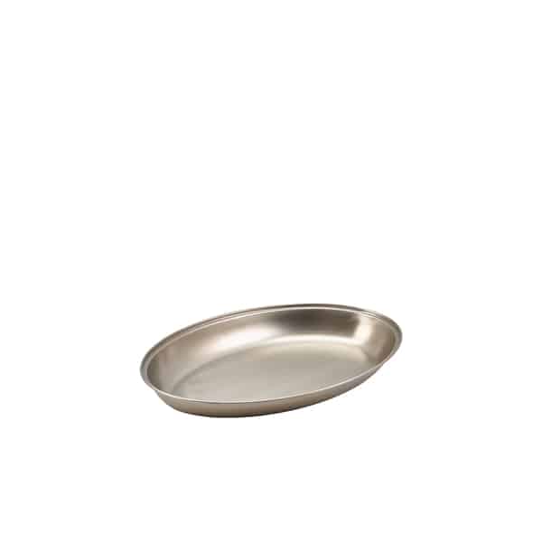 GenWare Stainless Steel Oval Vegetable Dish 17.5cm/ 7" - Pack of 1