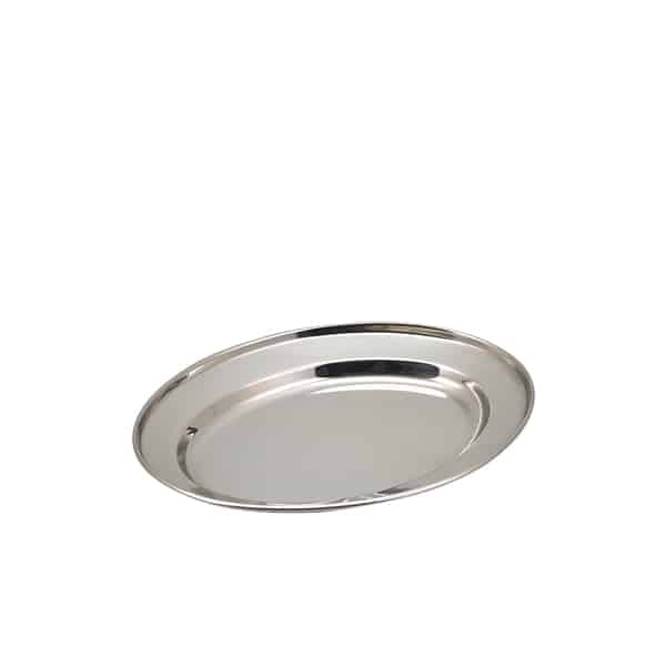 GenWare Stainless Steel Oval Flat 22cm/ 9" - Pack of 1