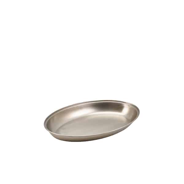 GenWare Stainless Steel Oval Vegetable Dish 20cm/ 8" - Pack of 1