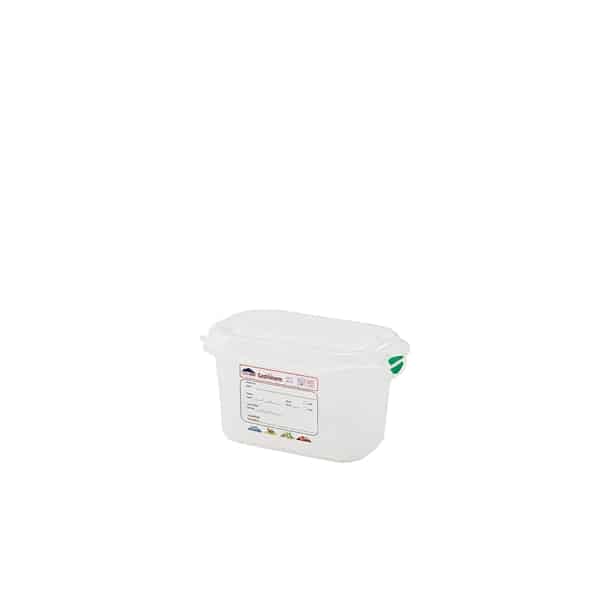 GN Storage Container 1/9 100mm Deep 1L - Pack of 12