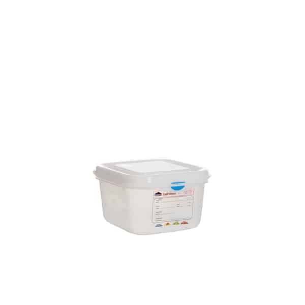 GN Storage Container 1/6 100mm Deep 1.7L - Pack of 12