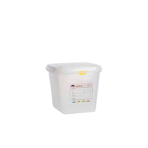 GN Storage Container 1/6 150mm Deep 2.6L - Pack of 12