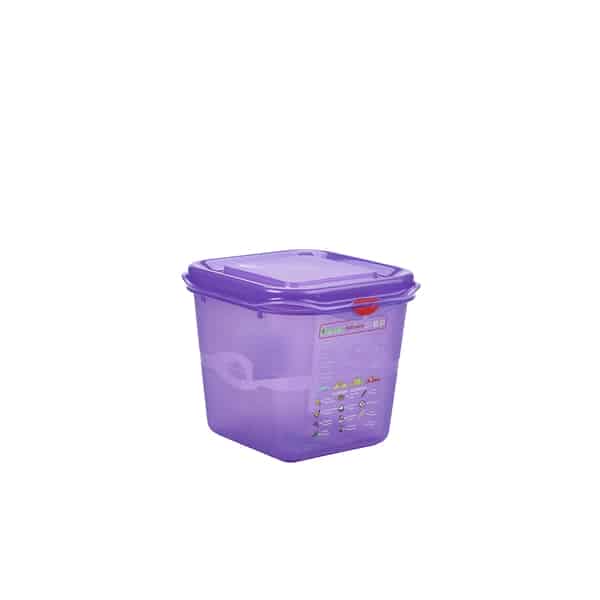 Allergen GN Storage Container 1/6 150mm Deep 2.6L - Pack of 12