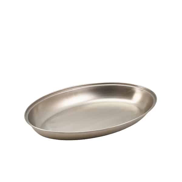 GenWare Stainless Steel Oval Vegetable Dish 35cm/ 14" - Pack of 1