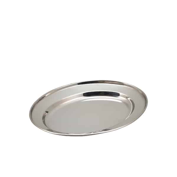 GenWare Stainless Steel Oval Flat 25.5cm/ 10" - Pack of 1