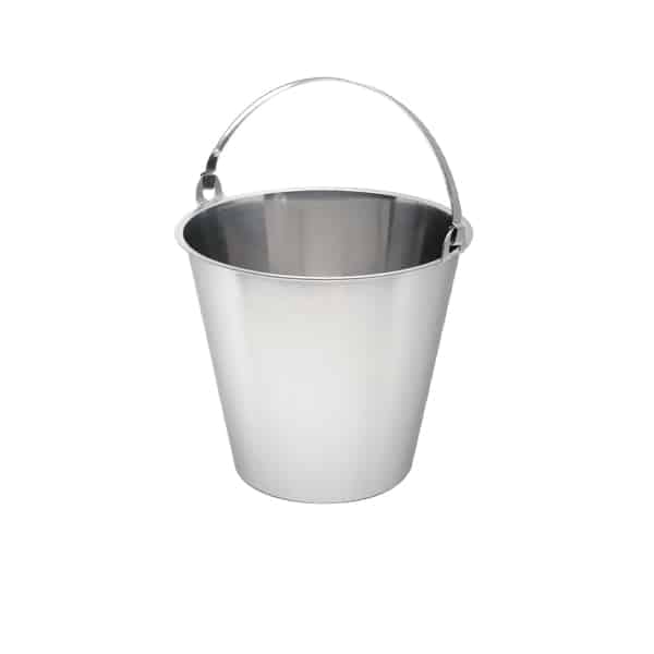 Swedish S/St. Bucket 12 Litre Graduated - Pack of 1