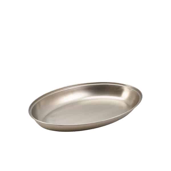 GenWare Stainless Steel Oval Vegetable Dish 30cm/ 12" - Pack of 1