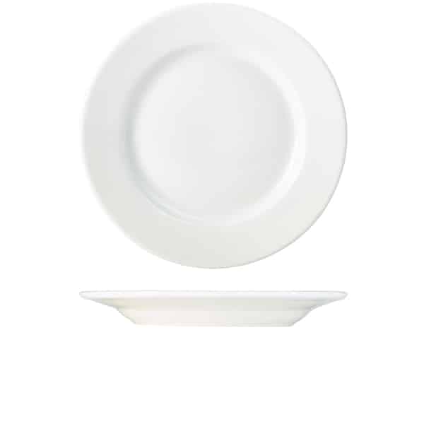 Genware Porcelain Classic Winged Plate 31cm/ 12.25" - Pack of 6