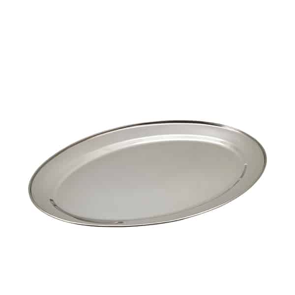GenWare Stainless Steel Oval Flat 50cm/ 20" - Pack of 1