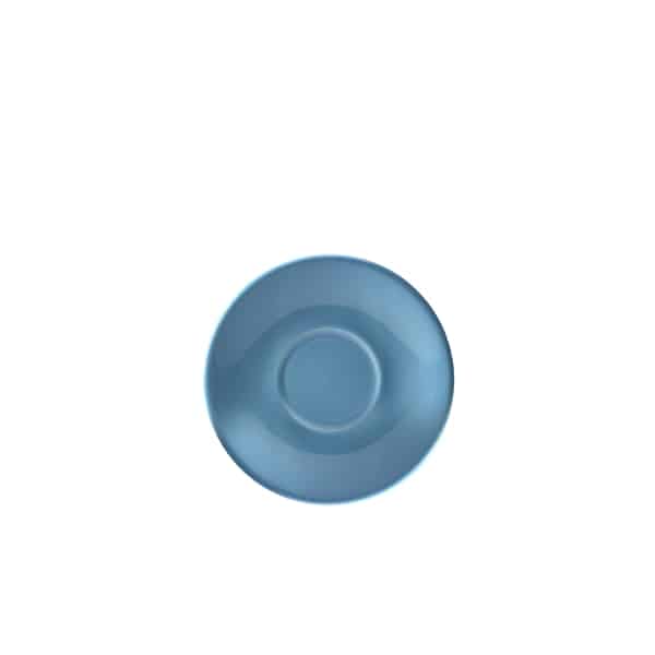 Genware Porcelain Blue Saucer 12cm/ 4.75" - Pack of 6