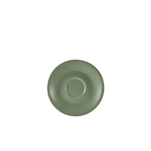 GenWare Porcelain Matt Sage Saucer 12cm/ 4.75" - Pack of 6