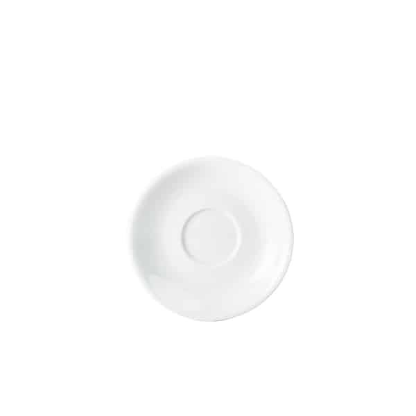 Genware Porcelain Saucer 13.5cm/ 5.25" - Pack of 6