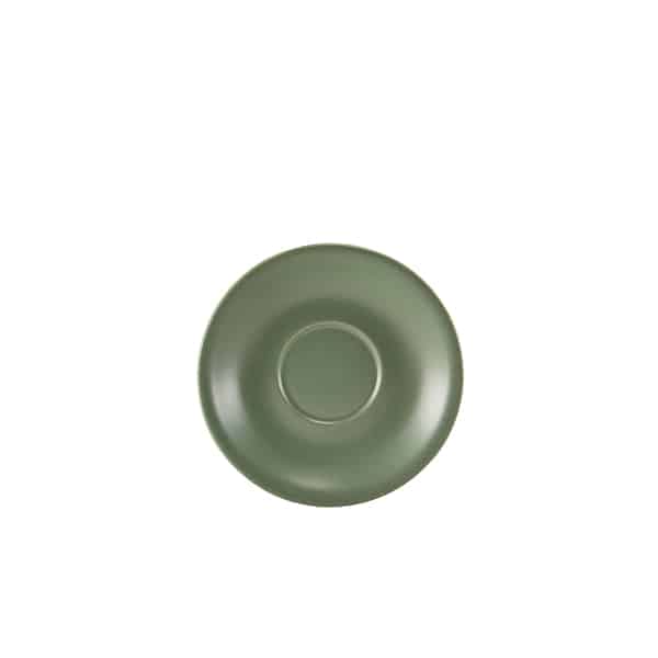 GenWare Porcelain Matt Sage Saucer 13.5cm/ 5.25" - Pack of 6