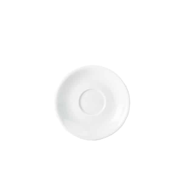 Genware Porcelain Saucer 14.5cm/ 5.75" - Pack of 6