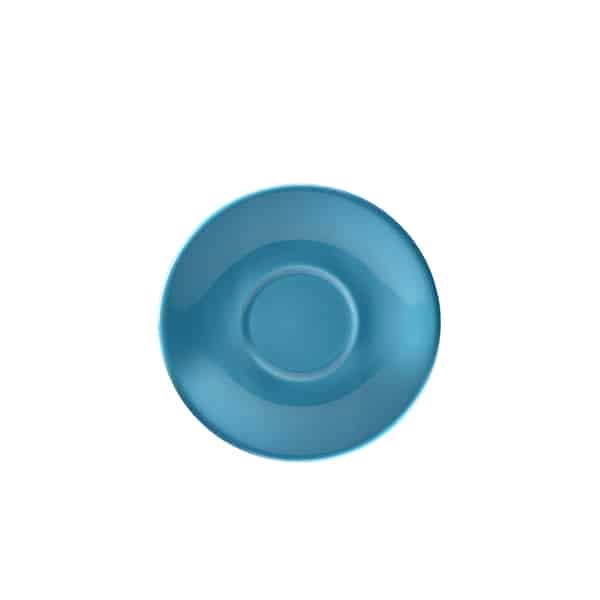 Genware Porcelain Blue Saucer 16cm/ 6.25" - Pack of 6