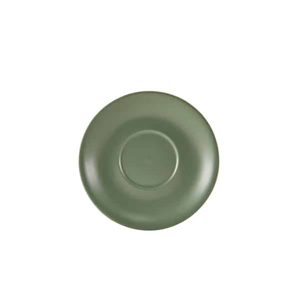 GenWare Porcelain Matt Sage Saucer 16cm/ 6.25" - Pack of 6