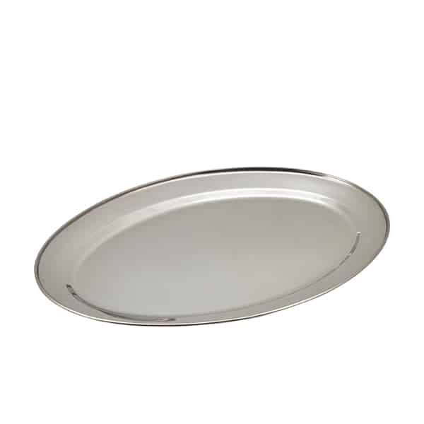 GenWare Stainless Steel Oval Flat 54.5cm/ 22" - Pack of 1
