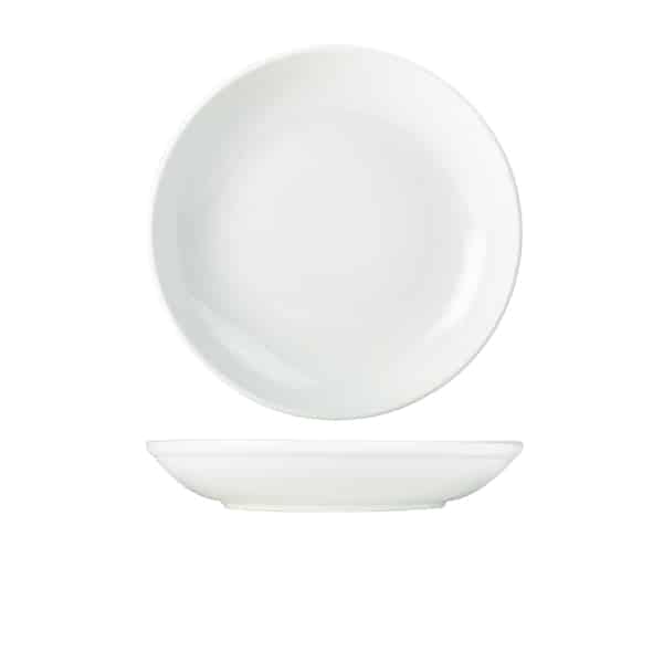 Genware Porcelain Couscous Plate 26cm/ 10.25" - Pack of 6