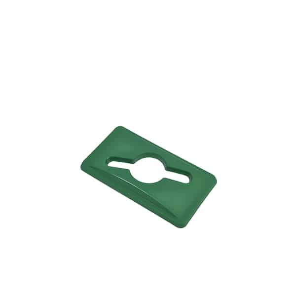 Green Glass Lid For Slim Recycling Bin - Pack of 1