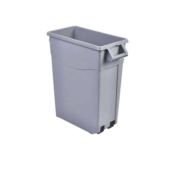 Grey Slim Recycling Bin 65L - Pack of 1