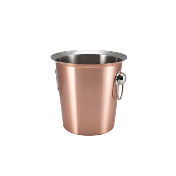 GenWare Copper Plated Wine Bucket With Ring Handles - Pack of 1