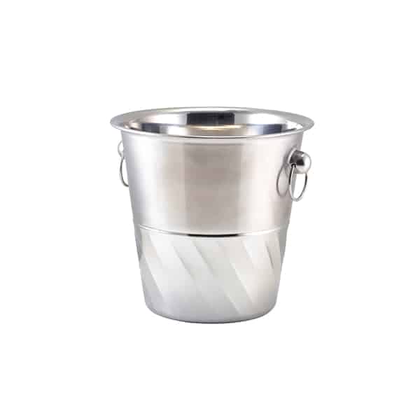 GenWare Stainless Steel Swirl Wine Bucket - Pack of 1