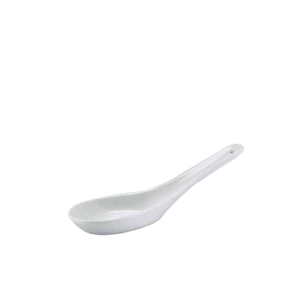 GenWare Porcelain Chinese Spoon - Pack of 12