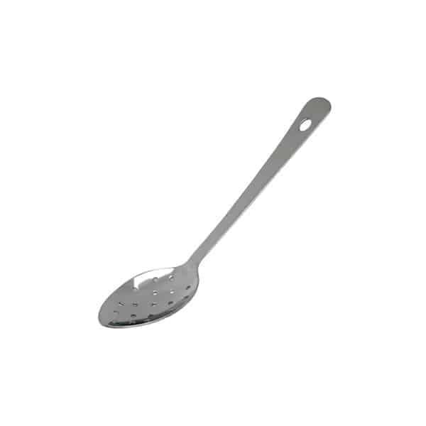 S/St. Perforated Spoon 12" With Hanging Hole - Pack of 1