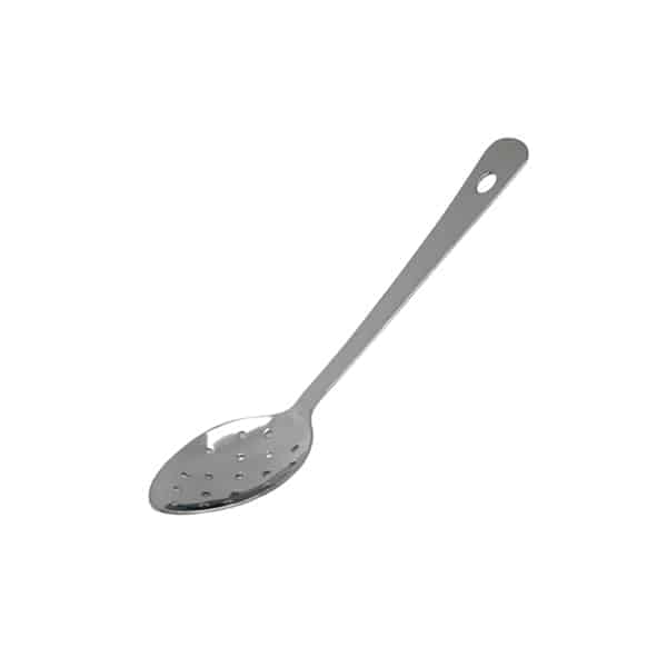 S/St. Perforated Serving Spoon 14" With Hanging Hole - Pack of 1