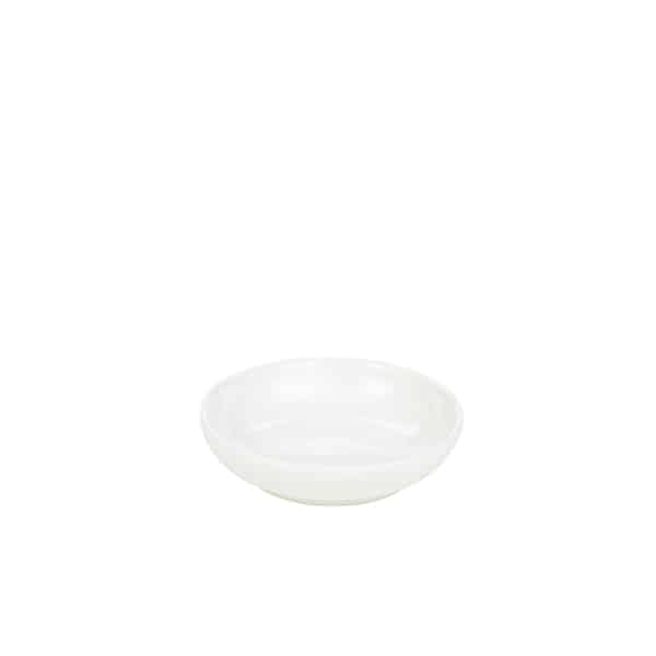 Genware Porcelain Butter Tray 10cm/ 4" - Pack of 12
